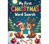My First Christmas Word Search: 50 Simple and Festive Puzzles for Early Readers plus 10 Bonus Coloring Pages!