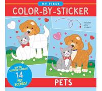 My First Color-By-Sticker Book- Pets