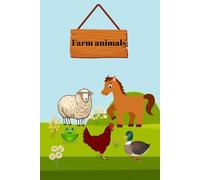 My first coloring book of animals: Farm and Wild Animals for Toddlers