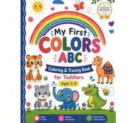 My First Colors ABC: Alphabet Coloring, Letter Tracing, Mazes & Matching Activities for Preschool Kids Ages 3-5