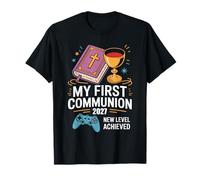 My First Communion 2027 New Level Achieved Comunión Camiseta