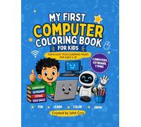 My first computer coloring book: Beginner-Friendly Educational Coloring Book