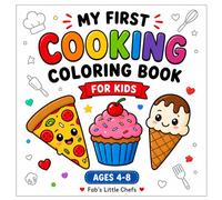 my first cooking coloring book for kids: fab's little chefs