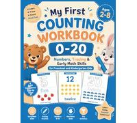 My First Counting Workbook 0-20: Numbers, Tracing & Early Math for Kids Ages 2-8 (Happy Learners: Letters & Numbers)