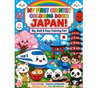 My First Country Coloring Book. Japan!