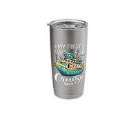 My First Cruise 2025 Cute Family Vacation Cruising Vaso térmico de acero inoxidable de doble pared