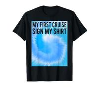 My First Cruise 2025 Sign My Shirt - Crucero teñido Anudado para niños Camiseta