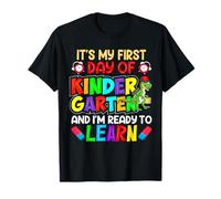 My First Day of Kindergarten 1st Day of School Boys Girls Camiseta