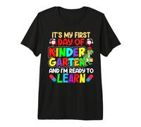 My First Day of Kindergarten 1st Day of School Boys Girls Camiseta Premium