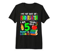 My First Day of Kindergarten 1st Day of School Boys Girls Camiseta Premium