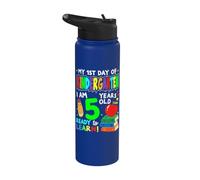 My First Day Of kindergarten 1st Day Of School Boys Girls Stainless Steel Insulated Water Bottle