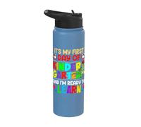 My First Day Of kindergarten 1st Day Of School Boys Girls Stainless Steel Insulated Water Bottle