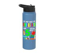 My First Day Of kindergarten 1st Day Of School Boys Girls Stainless Steel Insulated Water Bottle