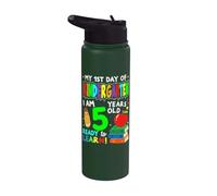 My First Day Of kindergarten 1st Day Of School Boys Girls Stainless Steel Insulated Water Bottle