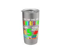 My First Day Of kindergarten 1st Day Of School Boys Girls Vaso térmico de acero inoxidable de doble pared
