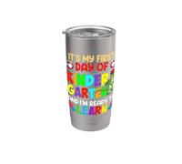 My First Day Of kindergarten 1st Day Of School Boys Girls Vaso térmico de acero inoxidable de doble pared