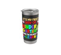 My First Day Of kindergarten 1st Day Of School Boys Girls Vaso térmico de acero inoxidable de doble pared
