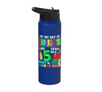 My First Day of Kindergarten Boy Girls First Day of Kinder Stainless Steel Insulated Water Bottle