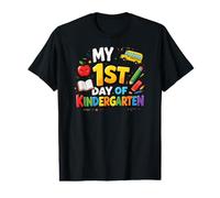 My First Day of Kindergarten tee, 1st Day of School Boy Kid Camiseta gráfica económica