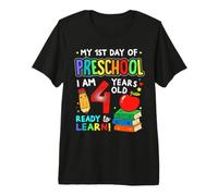 My First Day of Preschool Boys Girls 1st Day of Prek Kids Camiseta Premium