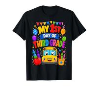 My First Day of Third Grade School Bus Back To School Camiseta