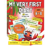 My First Diary for Kids Ages 6-8: Red Edition: 60 Days of Writing and Drawing to Explore Feelings, Build Confidence, and Spark Creativity