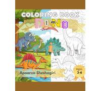 My First Dinosaur Coloring Book: Fun and Easy Dino Outlines for Kids Ages 3-6 (Kids Coloring Book for Preschoolers aged 3-6)