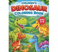 My First Dinosaur Coloring Book: Simple Designs for Kids Ages 3-6