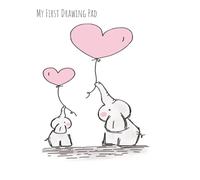 My First Drawing Pad: 140 Blank Pages for Kids, Toddlers, and Preschoolers | Large 8.5 x 11 Notebook for Drawing and Sketching | Featuring Adorable Animal Art