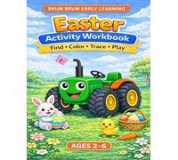 My First Easter Activity Book with Brum Brum For Kids Ages 2-6 | Color, Trace, Find and Fun Activities: A Fun Easter Workbook for Toddlers and ... Games (Brum Brum Early Learning Series)