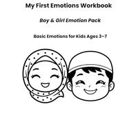 My First Emotions Workbook Boy & Girl Emotion Pack - Basic Emotions for Kids Ages 3-7: A Simple Feelings Workbook for Kids Ages 3-7 Learn to Recognize, Name, and Talk About Emotions