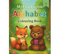 My First English Alphabet: Coloring book for kids aged 3-6