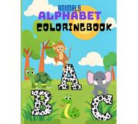 My First English Animal Alphabet: A Fun A-to-Z Coloring Book for Early Learners