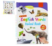 My First English Sound Toy - 470+ Words, 21 Themes, 2025 New Fun Word Game School Education Educational Gift (3-9y) (White)