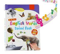 My First English Sound Toy 470+ Words, 21 Themes, English Words Sound Book Juguete Educativo for Educational Language, School Education Educational Gift (A x1PCS)