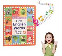 My First English Sound Toy 470+ Words, 21 Themes, English Words Sound Book Juguete Educativo for Educational Language, School Education Educational Gift (B x1PCS)