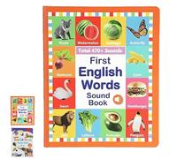 My First English Sound Toy - 470+ Words, 21 Themes, Fun Word Game & Bilingual Toys, Press to Learn Phonics, Educational Language, School Education Educational Gift (Color-B)