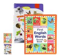 My First English Sound Toy - 470+ Words, 21 Themes, Fun Word Game & Bilingual Toys, Press to Learn Phonics, Educational Language, School Education Educational Gift (Color-A+Color-B)