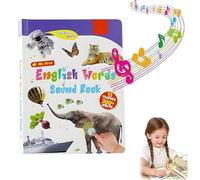 My First English Sound Toy - 470+ Words, 21 Themes, Fun Word Game & Bilingual Toys, Press to Learn Phonics, School Education Educational Gift (A)