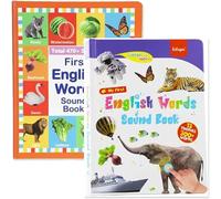 My First English Sound Toy - 470+ Words, 21 Themes, Fun Word Game, Juguete Educativo for Educational Language, Press to Learn Phonics (Mix*2set)
