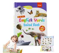 My First English Sound Toy-470+ Words, 21 Themes, Fun Word Game, Press to Learn Phonics, for Educational Language, School Education (3-9 Years Old)