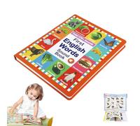 My First English Sound Toy-470+ Words, 21 Themes, Fun Word Game, Press to Learn Phonics, for Educational Language, School Education (0-6 Years Old)