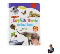 My First English Sound Toy- 470+ Words, 21 Themes, Fun Word Game, Press to Learn Phonics, Interactive Musical Book (1PCS-A)