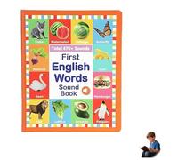 My First English Sound Toy- 470+ Words, 21 Themes, Fun Word Game, Press to Learn Phonics, Interactive Musical Book (1PCS-B)