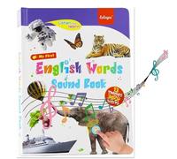 My First English Sound Toy - 470+ Words, 21 Themes, Press to Learn Phonics, Alphabet Sound Book, Fun Word Game for Educational Language (3-9y)