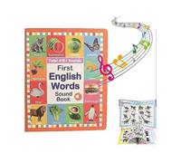 My First English Words Sound Book, English Sound Toy - 470 Words, 21 Themes, Fun Word Game English Words Learning