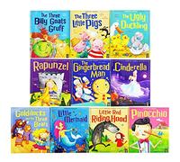 My First Fairytale Children Classics Picture Flat Library 10 Books Collection Set