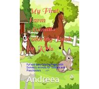 My First Farm Animals Coloring Book for Kids: Fun and Easy Coloring Pages with Domestic Animals for Toddlers and Preschoolers