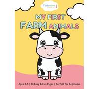 My First Farm Animals: Easy and Fun Farm Coloring Book for Kids Ages 3-5 | Large Simple Designs with Thick Lines | Preschool Activity Book for Boys and Girls