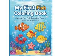 My First Fish Coloring Book.: Cute Fish Coloring Book